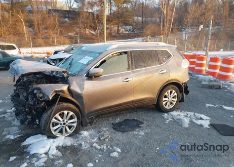 2016 Nissan Rogue Sv z USA, uszkodzony, nr VIN KNMAT2MV9GP612261